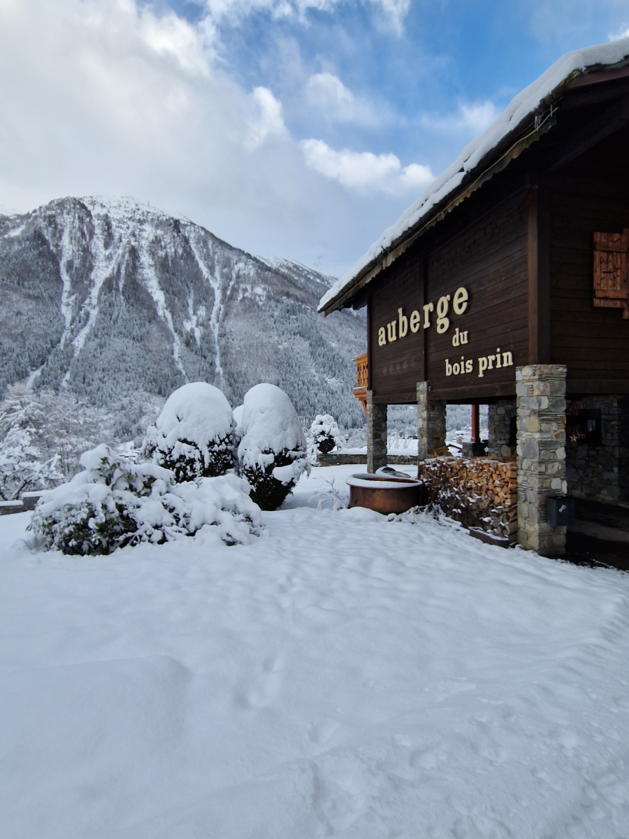 Chalet Hiver neige